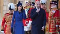 Принц Уилям, принцеса Кейт Мидълтън, кралица Камила и крал Чарлз, посрещнаха германския президент 