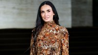 Златната Деми Мур впечатли на шоуто на Gucci