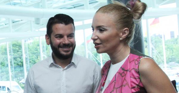 Продуцентът Иван Христов и съпругата му Ирина Тенчева от години